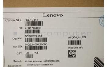 Lenovo 5CB1F27184 COVER Stand Cover H 82QS Blue