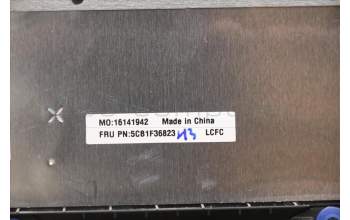 Lenovo 5CB1F36823 Tastatur inkl. Topcase deutsch L82QX NFP BK