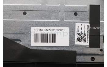 Lenovo 5CB1F36881 Tastatur inkl. Topcase ASM_EURO ENGH82QQSGUMA