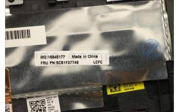 Lenovo 5CB1F37749 Tastatur inkl. Topcase ASM_ITA L82RF SG w/RGB