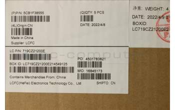 Lenovo 5CB1F38555 Tastatur inkl. Topcase ASM_CZE/SLK L82RFSTw/BU