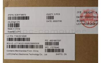 Lenovo 5CB1F38572 Tastatur inkl. Topcase ASM_POR L82RF ST w/BU