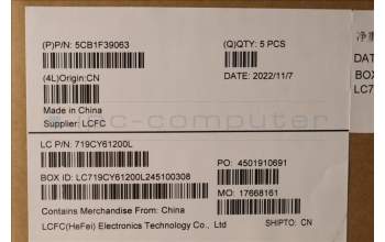 Lenovo 5CB1F39063 Tastatur inkl. Topcase ASM_UKR L82RB STGY