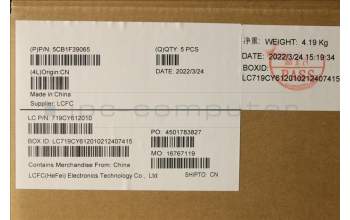 Lenovo 5CB1F39065 Tastatur inkl. Topcase ASM_ARA L82RB STGY RGB