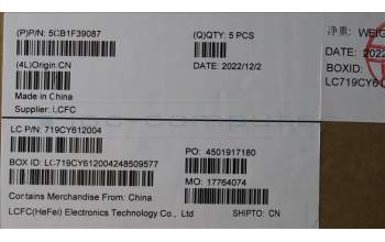 Lenovo 5CB1F39087 Tastatur inkl. Topcase ASM_RUS L82RB STGY RGB