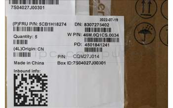 Lenovo 5CB1H18274 Tastatur inkl. Topcase ASM_UK W 21AR AG