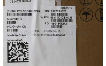 Lenovo 5CB1H18275 Tastatur inkl. Topcase ASM_EURO EN W 21AR AG