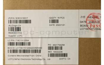 Lenovo 5CB1H18317 COVER LCD Cover L 82RF SG L