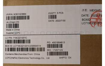 Lenovo 5CB1H23664 Tastatur inkl. Topcase ASM_UK L82RC STGY