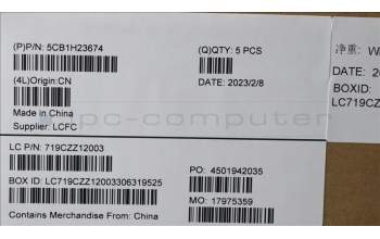 Lenovo 5CB1H23674 Tastatur inkl. Topcase ASM_FRA L82RC STGY RGB