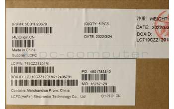 Lenovo 5CB1H23679 Tastatur inkl. Topcase ASM_HBW L82RC STGY RGB