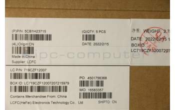 Lenovo 5CB1H23715 Tastatur inkl. Topcase ASM_POR L82LU GREY