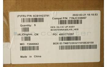 Lenovo 5CB1H23791 Tastatur inkl. Topcase ASM_HBW C 82UD BL