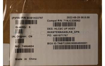 Lenovo 5CB1H23797 Tastatur inkl. Topcase spanisch C 82UD BL