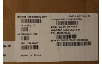 Lenovo 5CB1H24597 Tastatur inkl. Topcase schweiz C 82UD BL