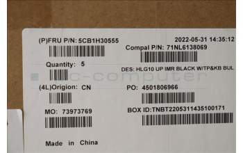 Lenovo 5CB1H30555 Tastatur inkl. Topcase ASM_BUL C 82S9 BLA