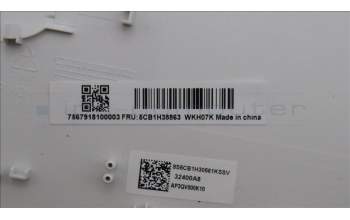 Lenovo 5CB1H38863 Tastatur inkl. Topcase ASM_SLV C 82S9 WHT