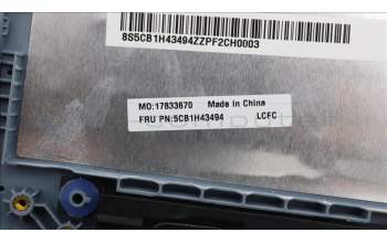 Lenovo 5CB1H43494 Tastatur inkl. Topcase ASM_UK L82RJ FP MB