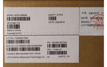 Lenovo 5CB1H56938 Tastatur inkl. Topcase ASM_POR L82RJ NFP AG