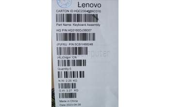 Lenovo 5CB1H68248 Tastatur inkl. Topcase schweizH21CYNFPARGYET