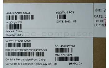 Lenovo 5CB1H68444 Tastatur inkl. Topcase ASM_POR L82RD CG WH