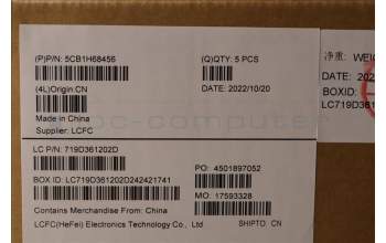 Lenovo 5CB1H68456 Tastatur inkl. Topcase ASM_BUL L82RD SG RGB