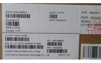 Lenovo 5CB1H68622 Tastatur inkl. Topcase ASM_FRA L82R3 CG_NFP