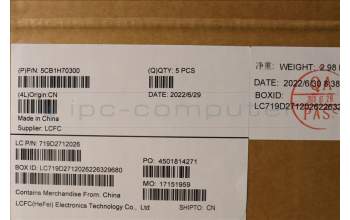 Lenovo 5CB1H70300 Tastatur inkl. Topcase ASM_NORDIC L82R3 CG_NFP