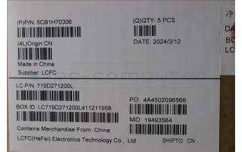 Lenovo 5CB1H70306 Tastatur inkl. Topcase ASM_CZE/SLK L82R3CG_NFP