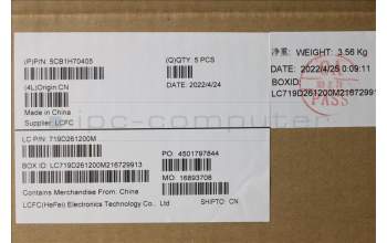 Lenovo 5CB1H70405 Tastatur inkl. Topcase ASM_ENG L82R4 FPCG