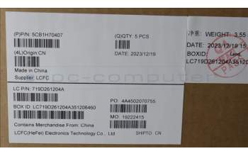 Lenovo 5CB1H70407 Tastatur inkl. Topcase ASM_ITA L82R4 FPCG