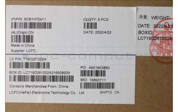 Lenovo 5CB1H70411 Tastatur inkl. Topcase ASM_POR L82R4 FPCG