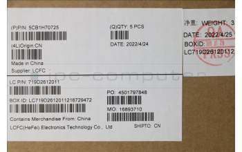 Lenovo 5CB1H70725 Tastatur inkl. Topcase ASM_HBW L82R4 NFPCG
