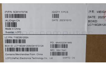 Lenovo 5CB1H70736 Tastatur inkl. Topcase ASM_EURO ENG L82R4NFPCG