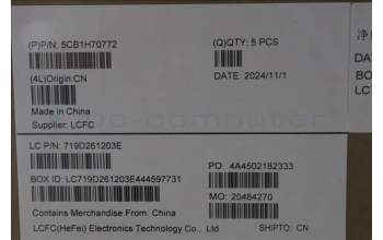 Lenovo 5CB1H70772 Tastatur inkl. Topcase ASM_UKR L82R4 NFPSD