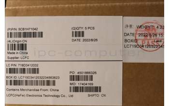 Lenovo 5CB1H71042 Tastatur inkl. Topcase ASM_BEL L82RG SG W/WH