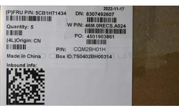 Lenovo 5CB1H71434 Tastatur inkl. Topcase ASM_FRA W 82R9 SG BL