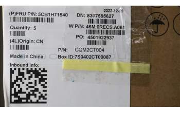 Lenovo 5CB1H71540 Tastatur inkl. Topcase ASM_POR W 82R9 CG BL