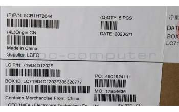 Lenovo 5CB1H72644 Tastatur inkl. Topcase spanisch L82RM AG_FP