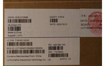 Lenovo 5CB1H72696 Tastatur inkl. Topcase spanisch L82RM AG_FP_BL