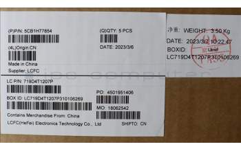 Lenovo 5CB1H77854 Tastatur inkl. Topcase ASM_ARA L82RK FP AB BL