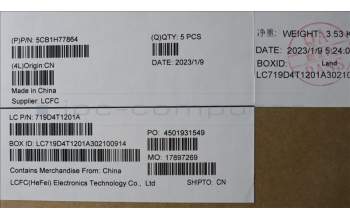 Lenovo 5CB1H77864 Tastatur inkl. Topcase deutsch L82RK FP AB BL