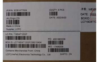 Lenovo 5CB1H77924 Tastatur inkl. Topcase ASM_FRA L82RK FP AG BL