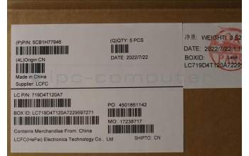 Lenovo 5CB1H77946 Tastatur inkl. Topcase ASM_UK L82RK FP AG BL