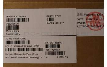 Lenovo 5CB1H77963 Tastatur inkl. Topcase ASM_ARA L82RK FP AG N