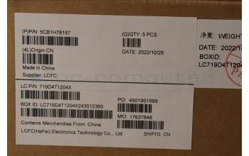 Lenovo 5CB1H78157 Tastatur inkl. Topcase ASM_POR L82RK FP MB BL