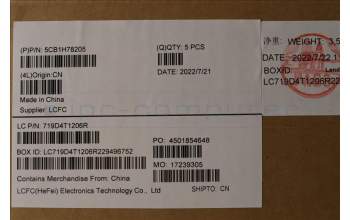 Lenovo 5CB1H78205 Tastatur inkl. Topcase ASM_EUROENGL82RKNFPABBL