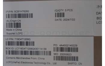 Lenovo 5CB1H78260 Tastatur inkl. Topcase ASM_UKR L82RK NFP AB N