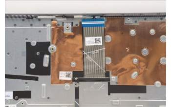 Lenovo 5CB1H78276 C-Cover with keyboard, Hungarian, Arctic Grey, Backlight, Non-Fingerprint, UK