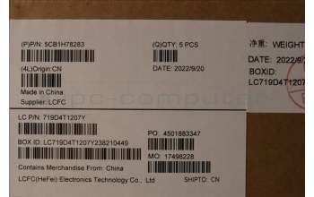 Lenovo 5CB1H78283 Tastatur inkl. Topcase ASM_POR L82RK NFP AG BL